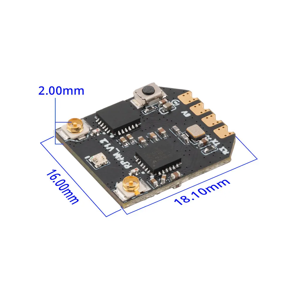 IN Stock Radiomaster RP4TD-M ExpressLRS 2.4GHz Mini True Diversity Receiver Dual-Antenna