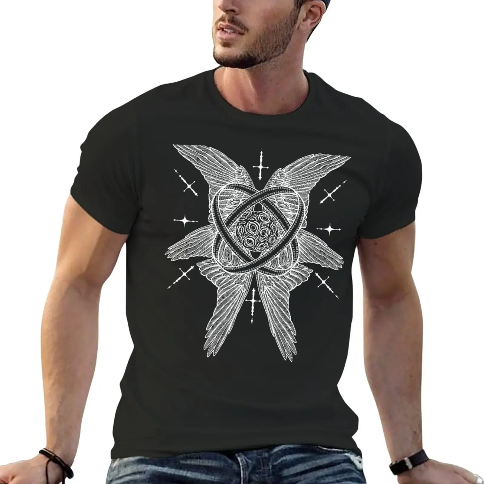 Seraphim W T-Shirt custom t shirts Tee shirt cute clothes oversized t shirt men