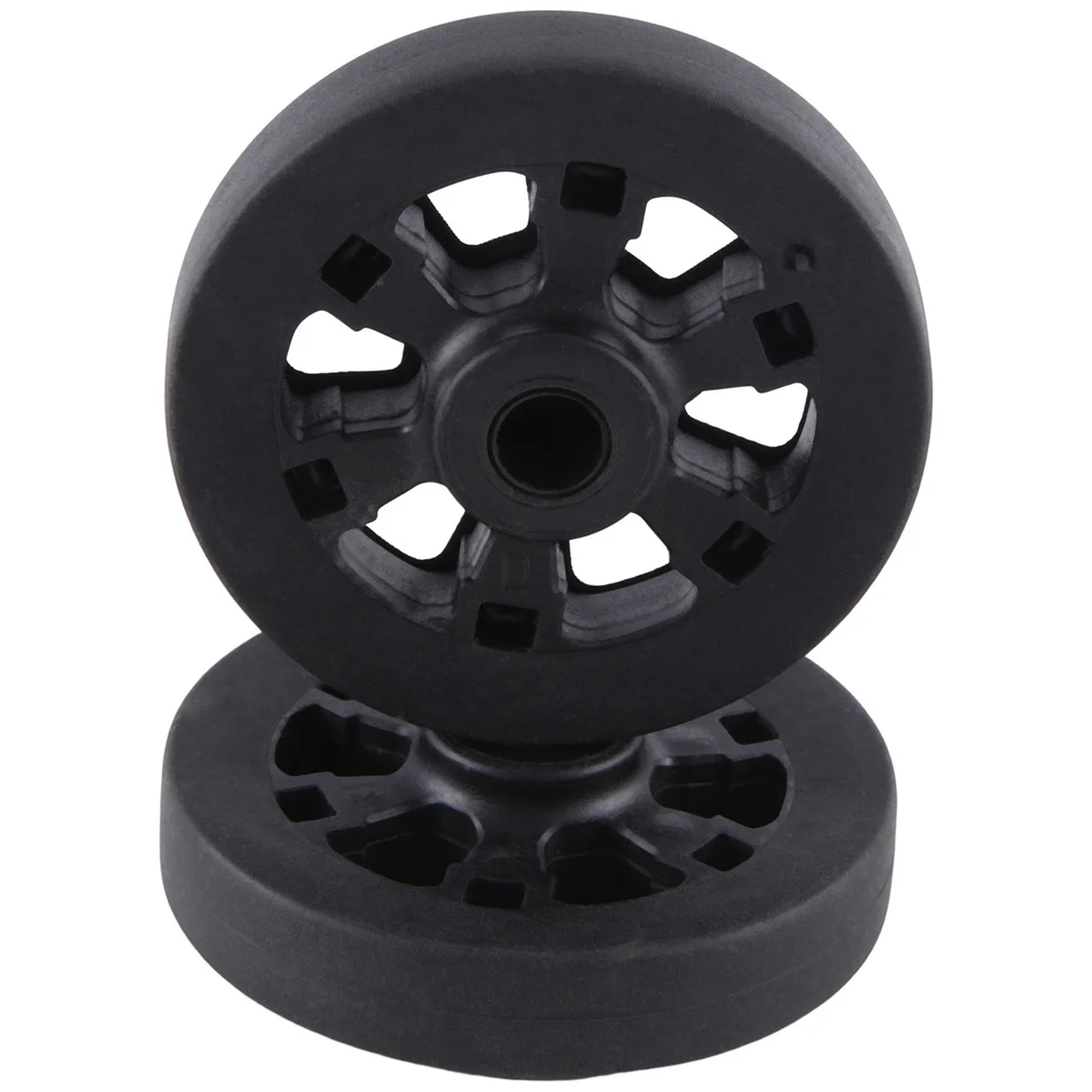 ABQR 60x11mm Ruote per bagagli Sostituzione usura PU Ruote di ricambio per valigie Ruote per bagagli Doppia ruota