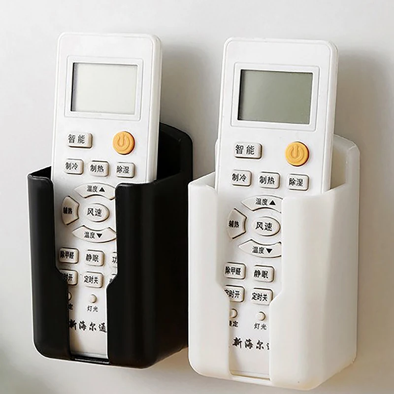 Wall Hanging Storage Box Household Living Room Conditioner Remote Control Bedside Phone Storage Holder Organizer Box Universal