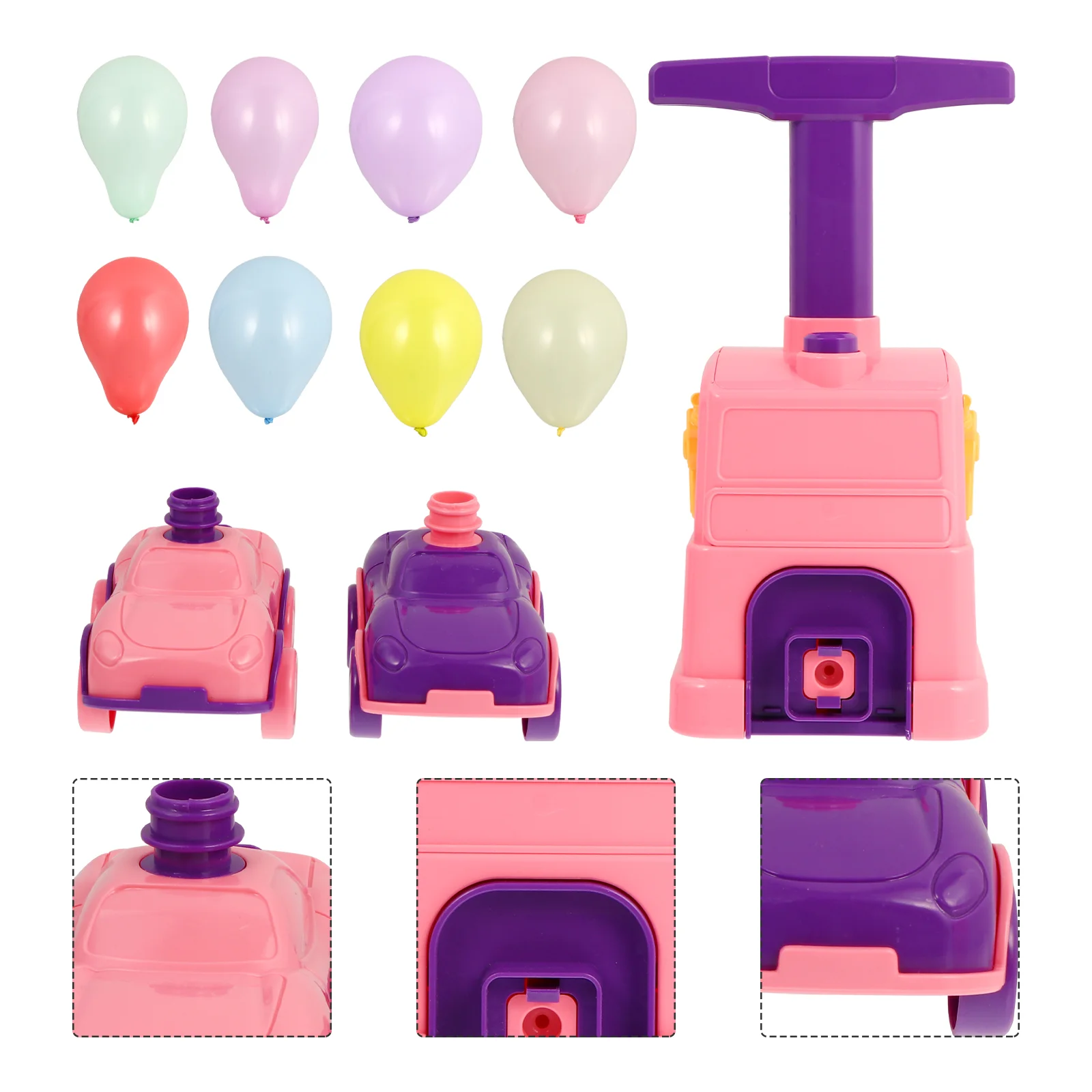 

Kid Toys Puzzle Balloon Car Interesting Education Air Practical Child Adorable Balloons
