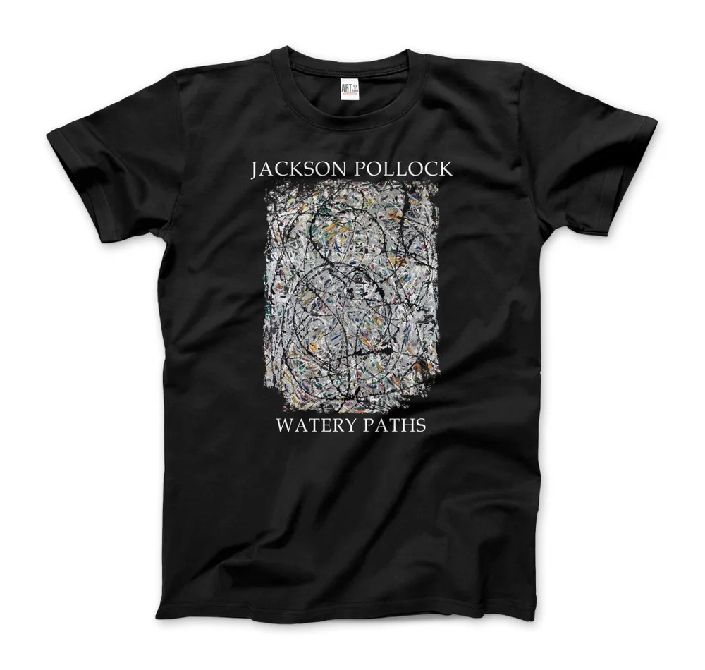 Pollock - Watery Paths 1947  Tees Cotton Luxury brand vintage oversized