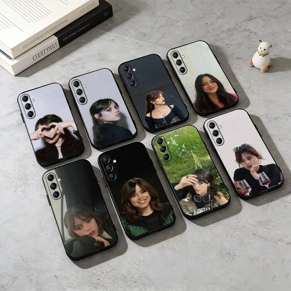 

J-Jenna Ortega Phone Case For Samsung Galaxy A73,A72,A71,A70,A53,A52,A51,Others Soft Black Cover