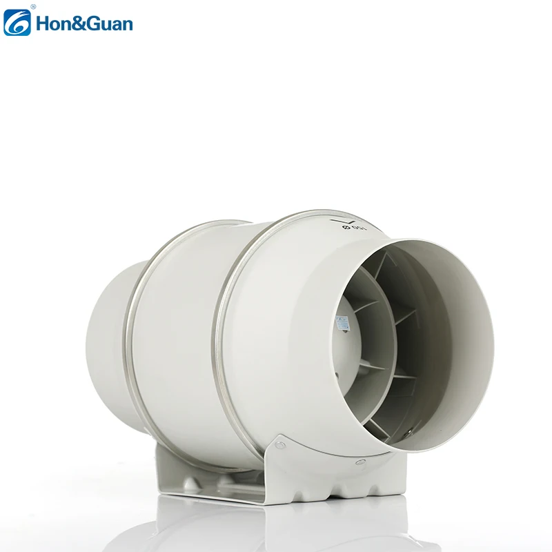 hon&gu an 6 Inch Double NMB Ball Bearing Inline Duct Fan Long Working Life Axial Flow Fans