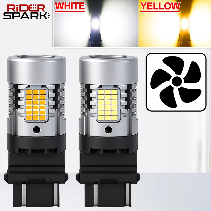 

2X 1157 BAY15D P21/5W 72-2016SMD WY21W W21W 7443 W21/5W 3157 P27/7W 3057 1156 P21W PY21W LED Bulb CanBus Brake Position Lamp Fan