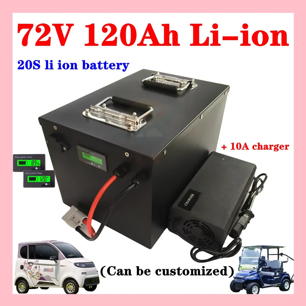 

72v 120Ah 120A Non 100Ah XN batteria agli ioni di litio agli ioni di litio per 6000W 7000W 8000W bici triciclo Carrello elevat