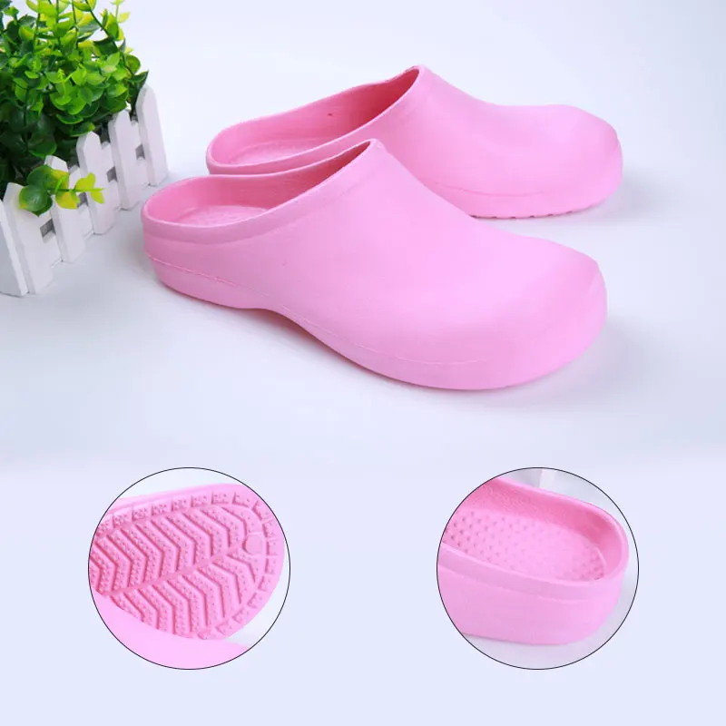 Medical shoes  EVA Non-slip Nurse Work  Clogs SPA  Flat-soled  Surgical Doctor  Lab Slipper Nursing Operating Room Shoes