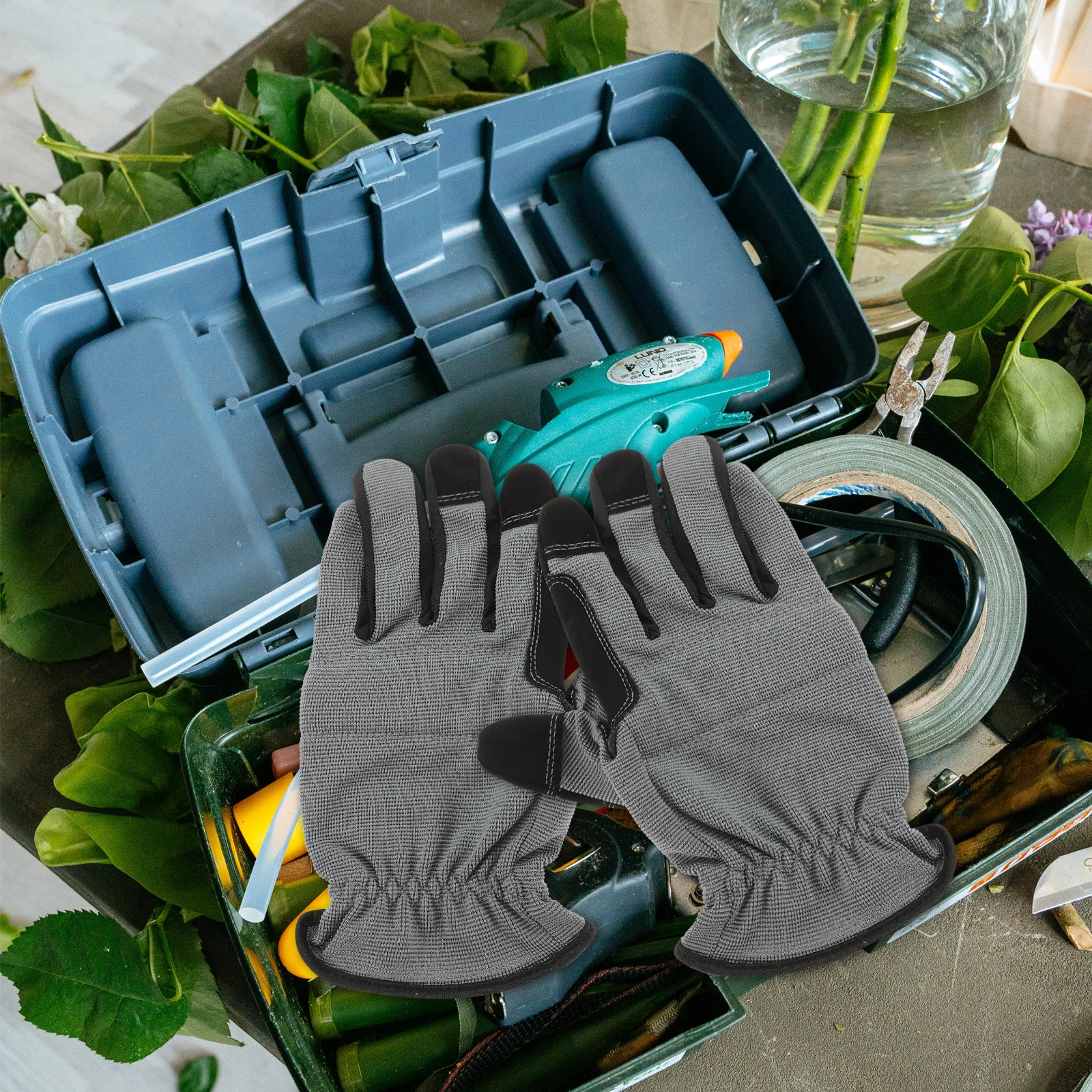 

Proof Gardening Gloves 9015 Grey XL Lightweight Breathable Protective Work Gloves Non Slip Multipurpose Outdoor Garden