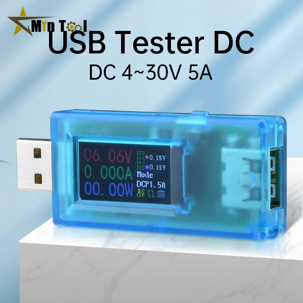 Amperímetro Usb e Voltímetro para Eletricista Multímetro Carregamento da Bateria Tester Tool Power Supply 13 em 1