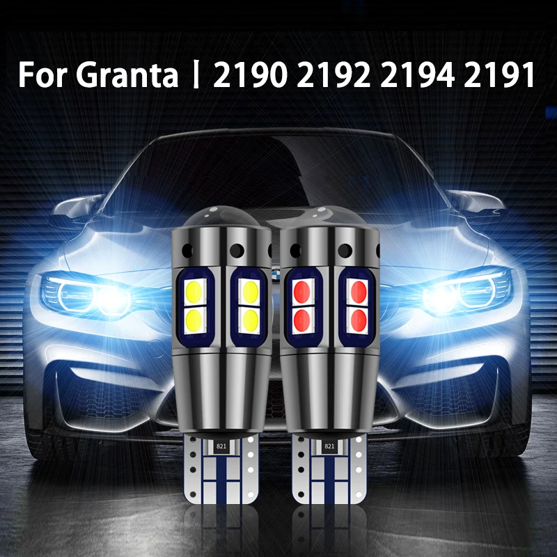 

2pcs LED Daytime Running Light DRL For Lada Granta 2190 2191 2192 2194 Accessories 2011-2021 2014 2015 2016 2017 2018 2019 2020