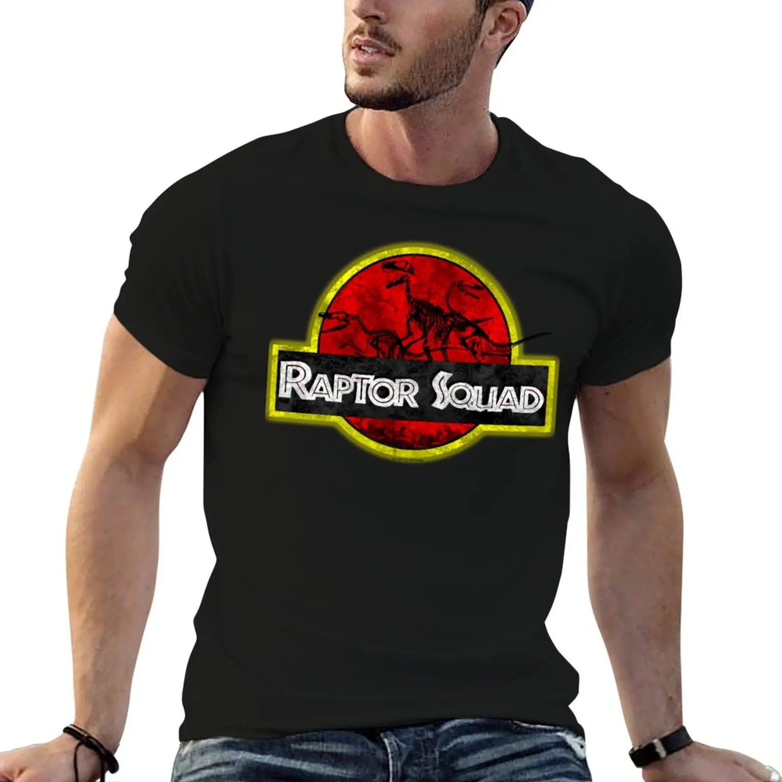 

Jurassic Park - Raptor Squad fan art T-Shirt funny t shirts man g man t shirts for men T-Shirt