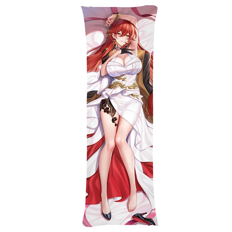 Sarung Bantal Honkai: Pillow Case Star Rail Murata Himeko Cosplay Dakimakura Bantal Peluk Tubuh Dua Sisi Sarung Bantal Anime Hadiah