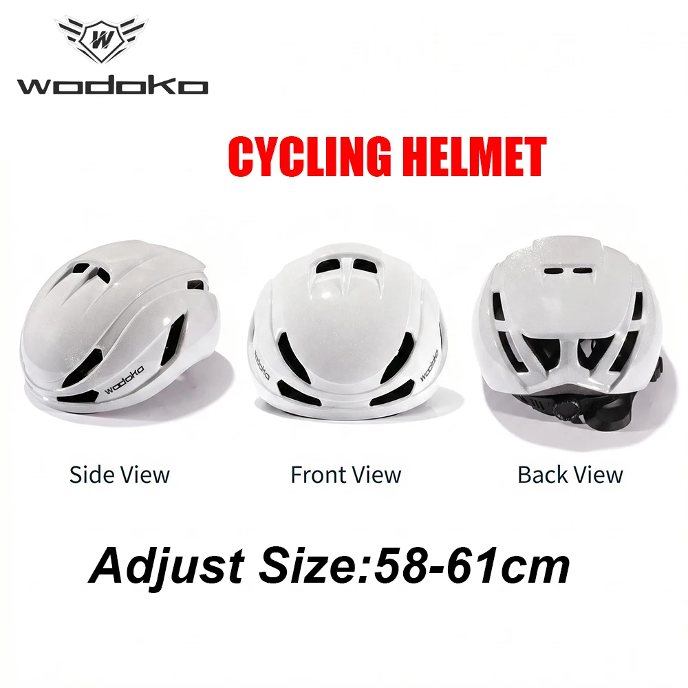 Wodoko Ultralight Cycling Helmet Integrally Molded EPS 16-Hole Racing Bike Helmet Men Women MTB Road CE Certified Safety Cap