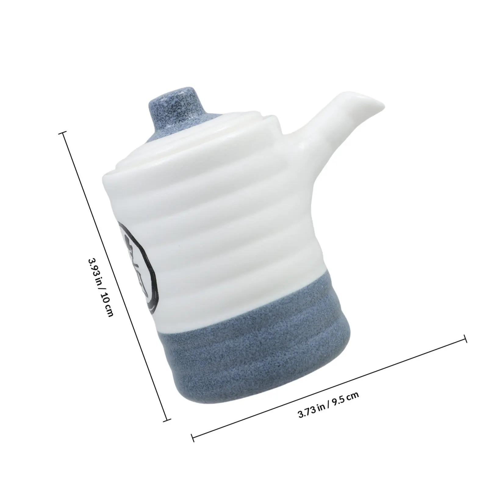 Japanese Style Ceramic Soy Sauce Vinegar Dispenser Bottle Elegant Design for Home Dining Sushi Restaurant Seasoning Container view 5