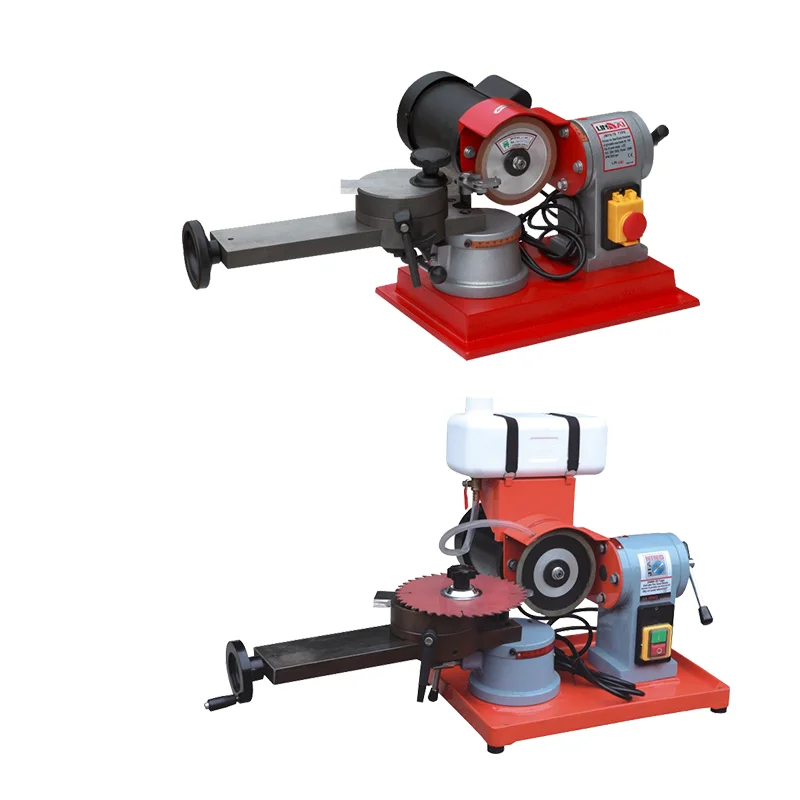 370W Circular Saw Blade Grinder Sharpener Machine 5 Inch Wheel Rotary Angle Mill Grinding for Carbide Tipped Saw Blades 220V