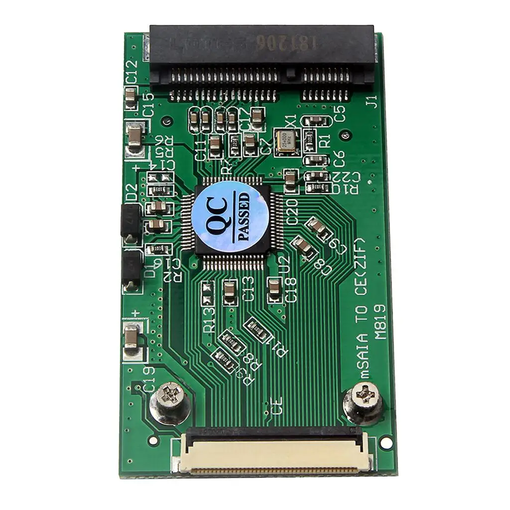 MSATA to PCIE Converter Card 3.3V SSD to 40 Pin ZIF Cable Adapter PC Video Card Adapters for Hard Drive