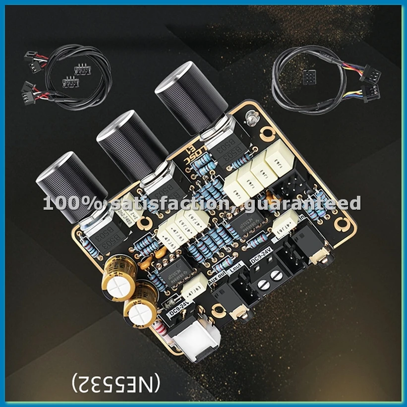 NE5532 Preamp Tone Audio Board HIFI Active Filter Power Amplifier Board-ABWO