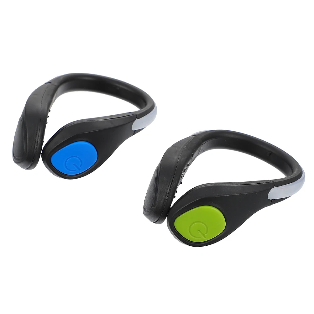 2 قطعة مشبك LED للأحذية خفيف الوزن للغاية ومشابك أحذية متوهجة للجري والتسلق وركوب الدراجات أثناء المشي ليلاً #4