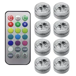 Car Remote Control Led Interior Atmosphere Light Waterproof Adhesive Decoration Car Roof House Foot Atmosphere Light 13 Colors