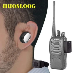 Walkie Talkie Wireless Earphone Bluetooth Headset Two Way Radio Earpiece BT Headphone Earphone For Kenwood KSUN Baofeng Retevis