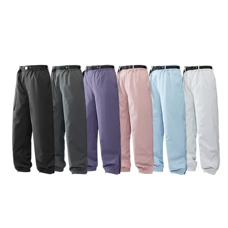 OT4-30 درجة شتاء جديد شتاء خارجي عالي الجودة مقاوم للرياح ومقاوم للماء وسراويل ثلج دافئة مع غلاف صلب مقاوم للرياح