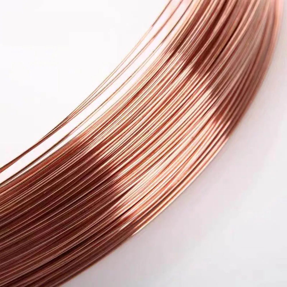1500g/roll Diameter 0.15mm/0.3/0.4/0.5/0.6/0.8/1/1.2/1.5/1.8/2/2.5/3/4 mm Copper Line T2 Copper Red Copper Line Bare Wire 99.90%