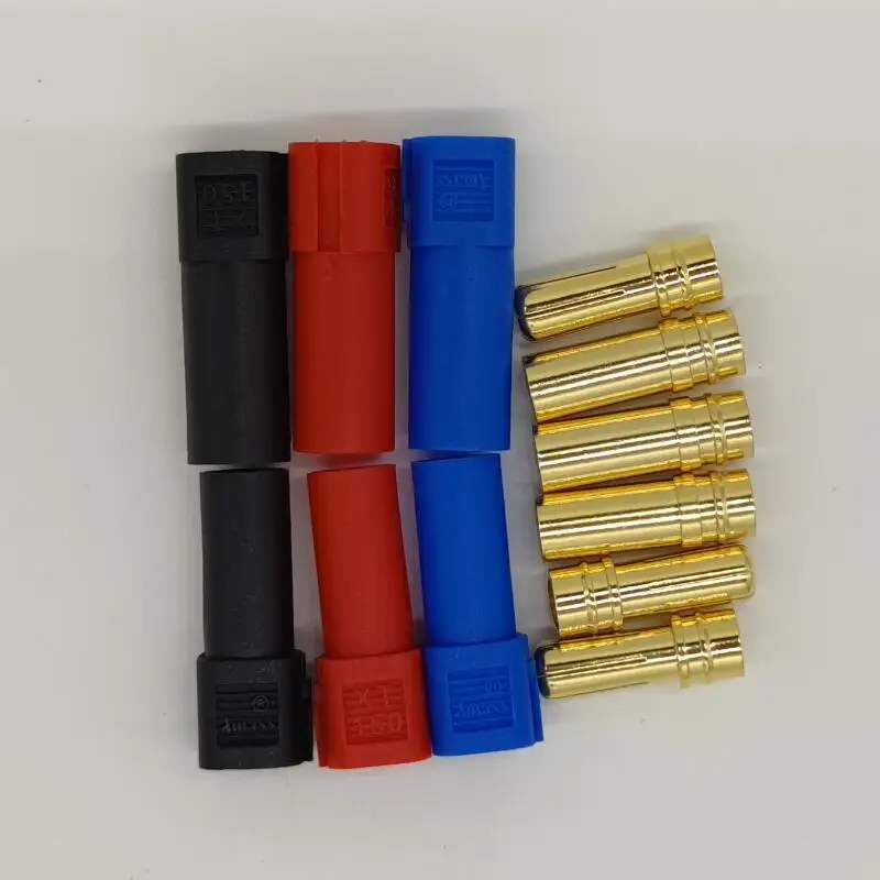 3 colors / Lot AMASS XT150 Large Current Motor Connector Plug, Male / Female Banana Bullet for RC Model Drones