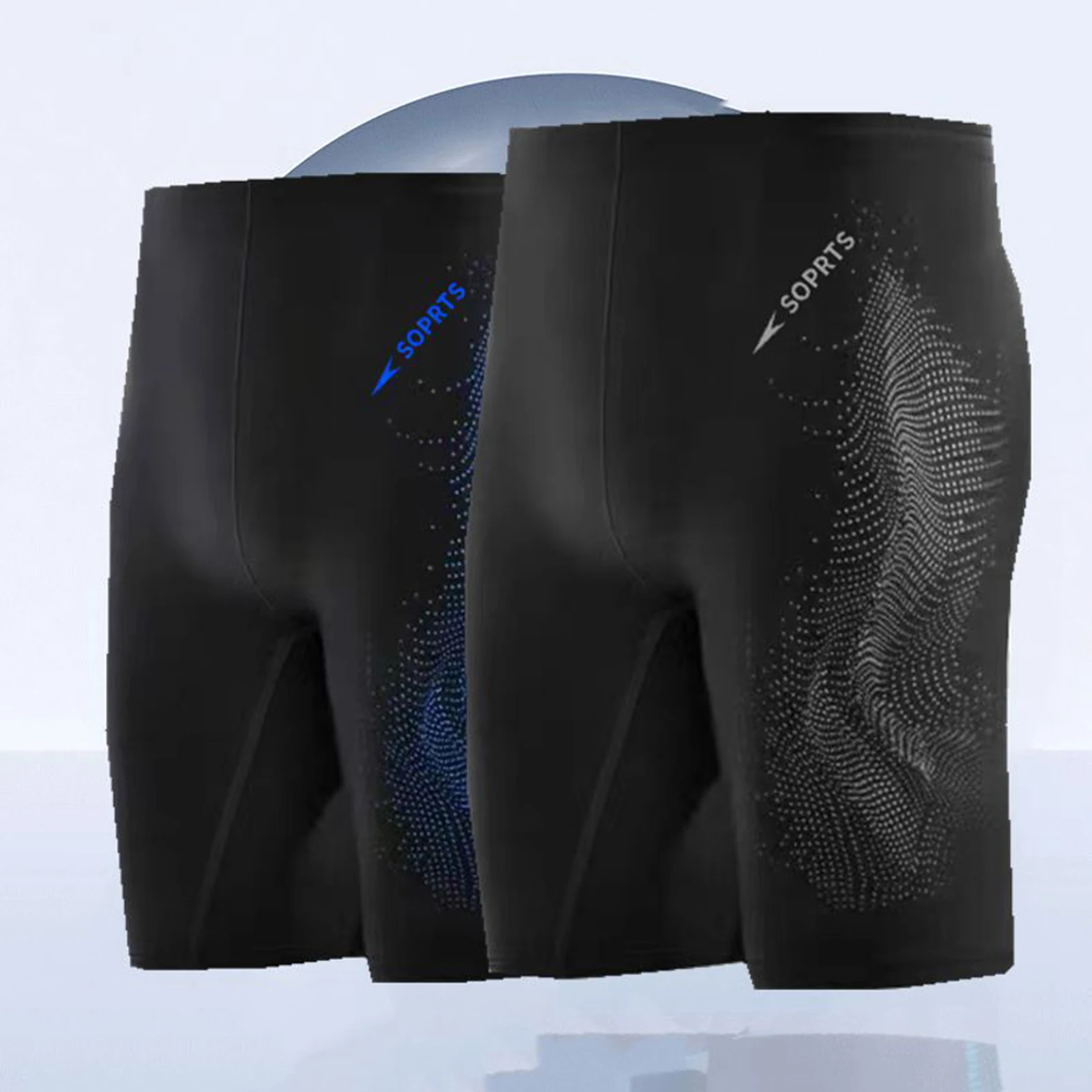 

Профессиональные мужские шорты для плавания, плавки для гонок и тренировок, сжатые удобные регулируемые мужские купальники, 2 размера на выбор