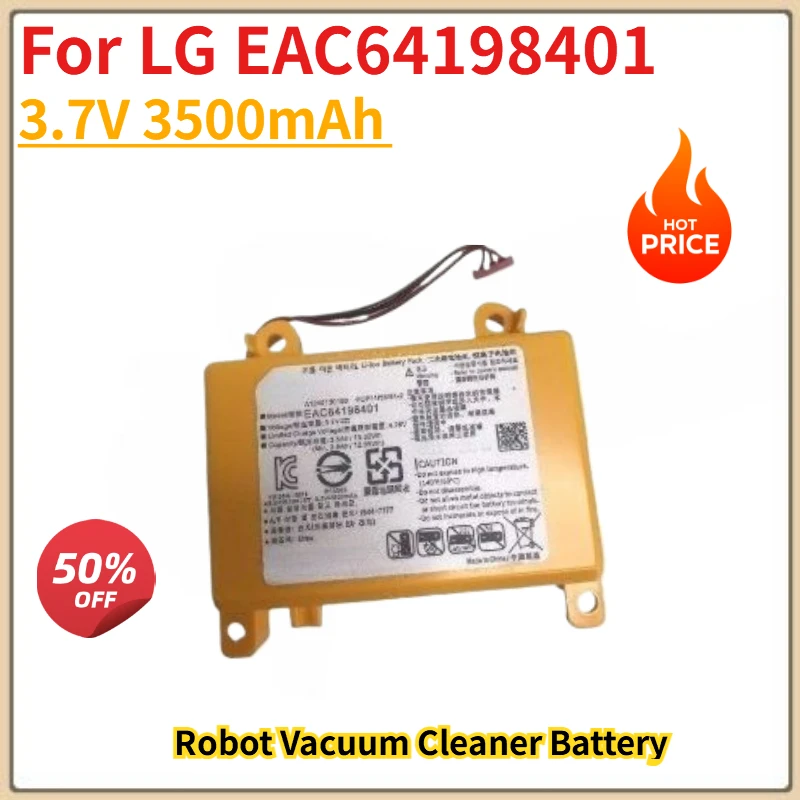 

High Quality 3.7V 3500mAh Battery for LG EAC64198401 Robot Vacuum Cleaner Brand New Replacement