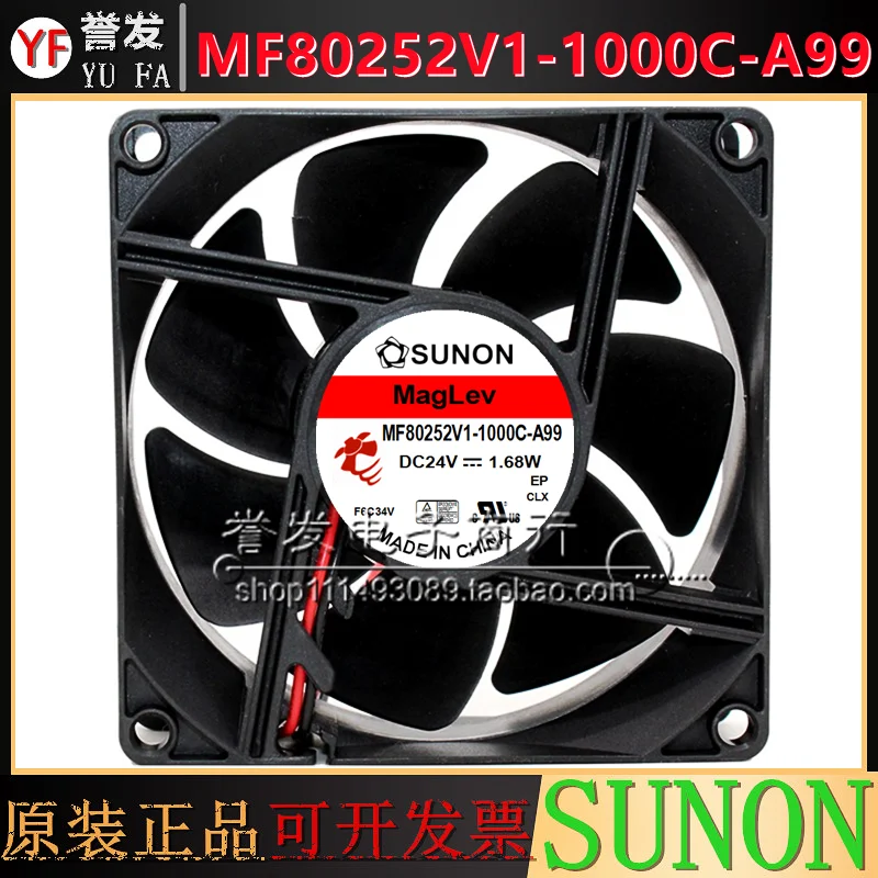 

НОВЫЙ ОРИГИНАЛЬНЫЙ MF80252V1-1000C-A99 24 В 1,68 Вт 8025 80x80x25 мм Охлаждающий ВЕНТИЛЯТОР РАДИАТОР