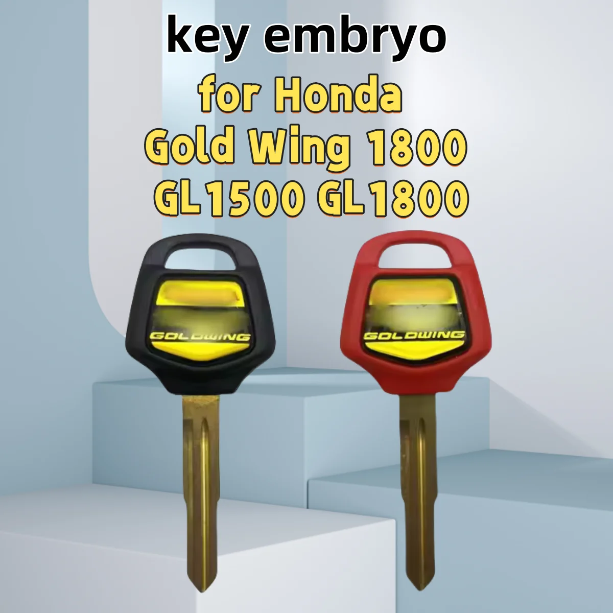 for Honda GL1500 GL1800 Gold Wing 1800 Blank Key Motorcycle Replace Uncut Keys can be placed anti-theft