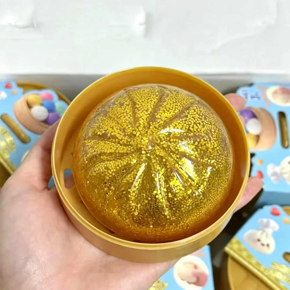 Colorful Bun Dumpling Squishies Slow Rising Squeeze Toy Stress Relief Anti-Anxiety Fidget Toy for Kids Adults Gift