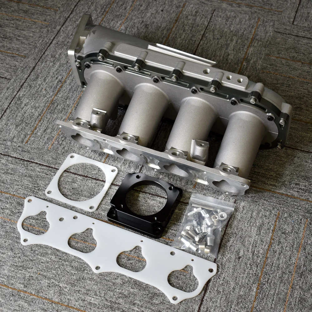 1203HOT Race 90mm Throttle Body K20 K24 Engine Intake Manifold for Honda Civic 2002 -2005 Coupe Si Rsx K Series K Swap