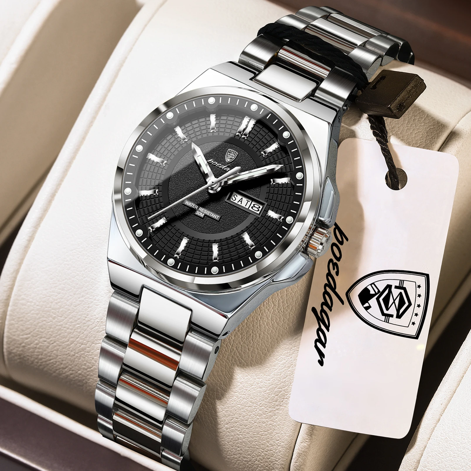 Waterproof Diving Watch - POEDAGAR Jam Tangan Wanita Mewah Modis