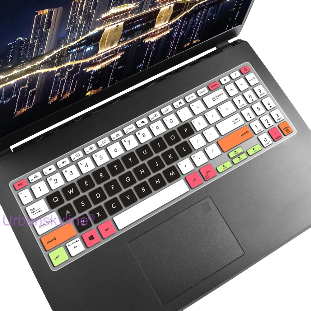 Keyboard Cover for ASUS Zenbook Pro 15 UM535 UX535 UX530 UX550 UX580 NX530 UX510 UX501 UX560 Silicone Protector Skin Case 15.6