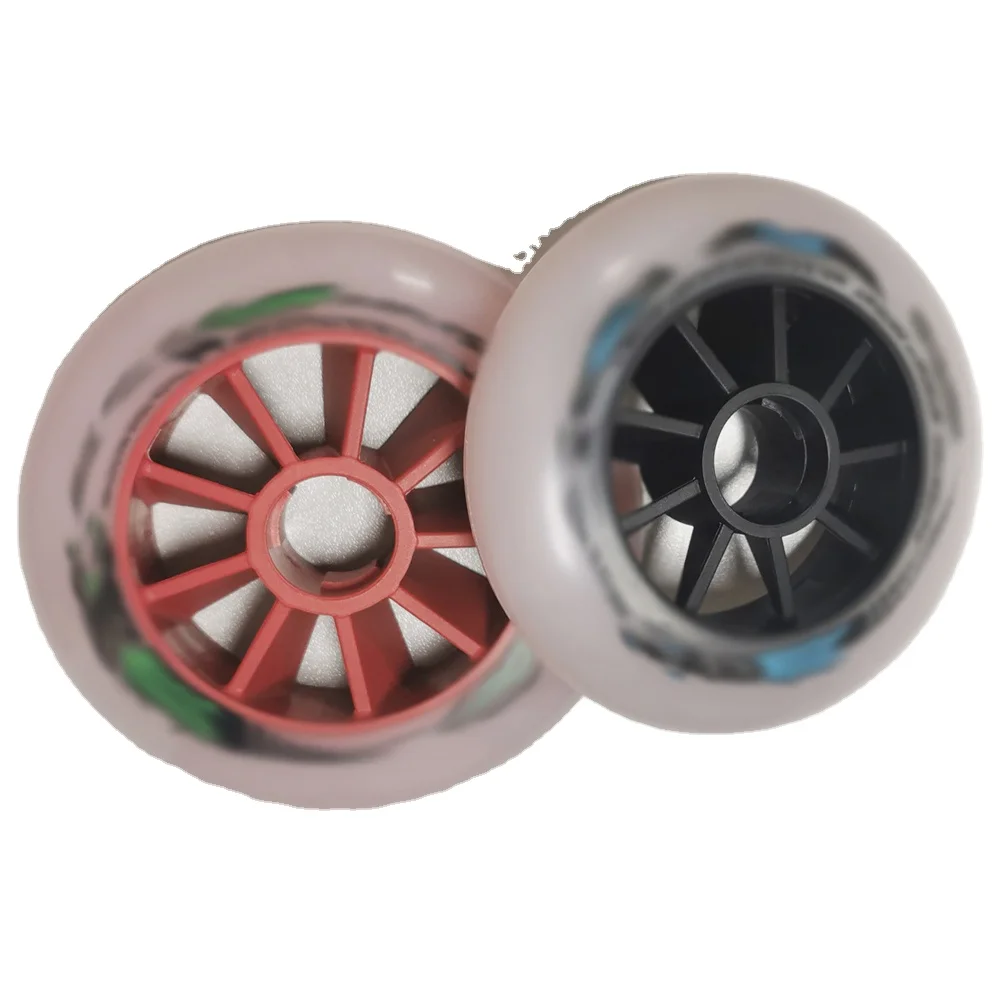 Factory outlet super high rebound double layers speed skate wheel inline skate wheels