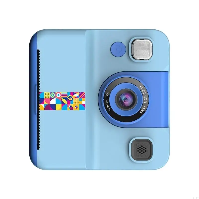 Caméra jouet rechargeable pour enfants 2,4 pouces IPS Affichage fonction d photo l8RB