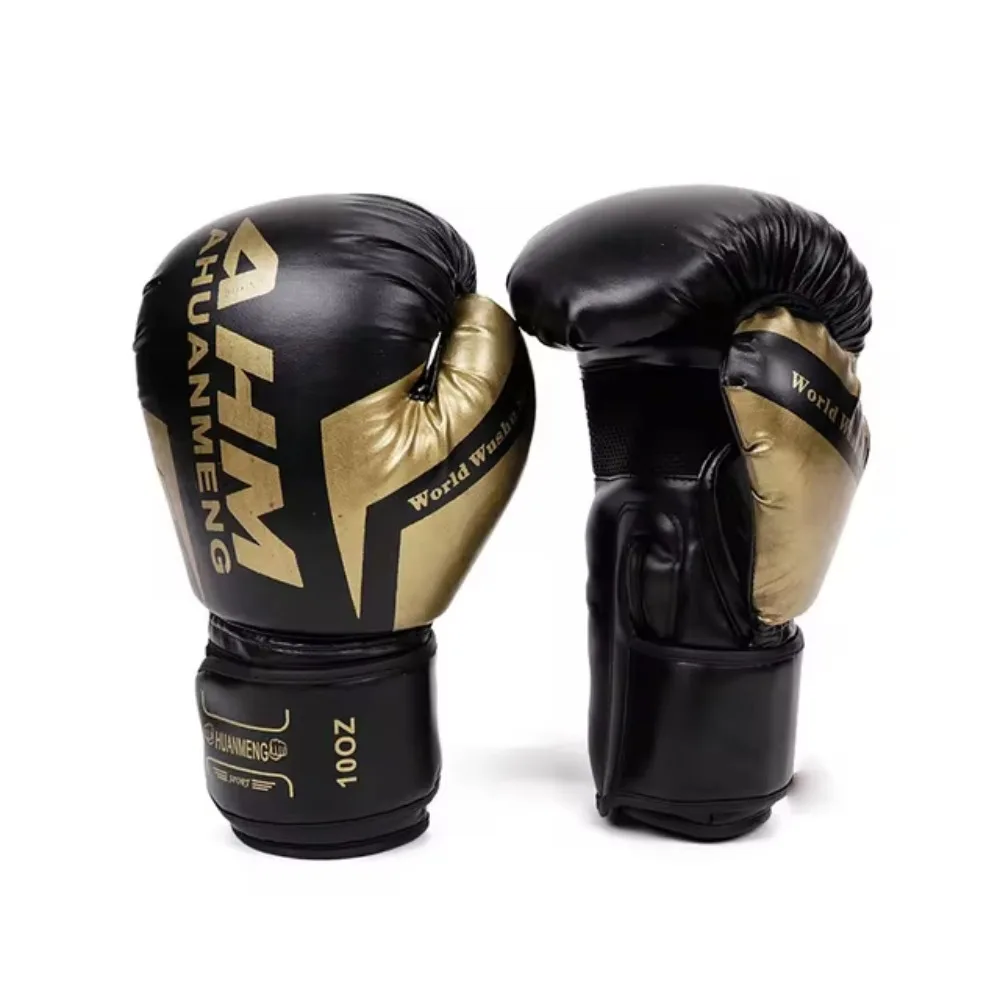 

6/10/12/14Oz Kids Adult Boxing Gloves PU Leather Breathable Sanda Muay Thai Fighting Gloves Workout Gloves