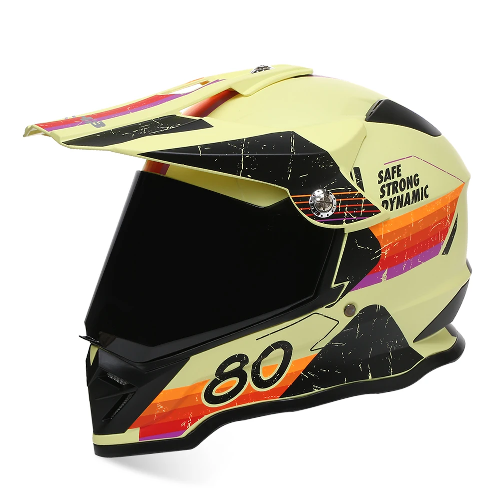 Capacete de Motocicleta Full Face para Homens e Mulheres, Motocross Casco, Corrida Off-Road, Bicicleta, Downhill, ATV, AM, DH, DOT ECE Aprovado