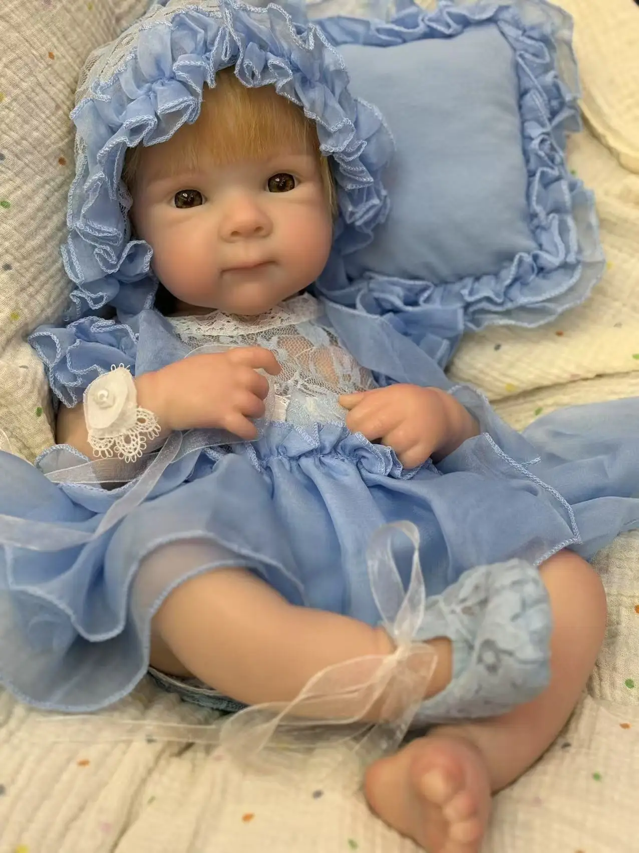 Muñeca Reborn Bettie Bebe De silicona De 18 pulgadas pintada a mano con pelo enraizado hecho a mano cuerpo De tamaño real Boneca Corpo De silicona