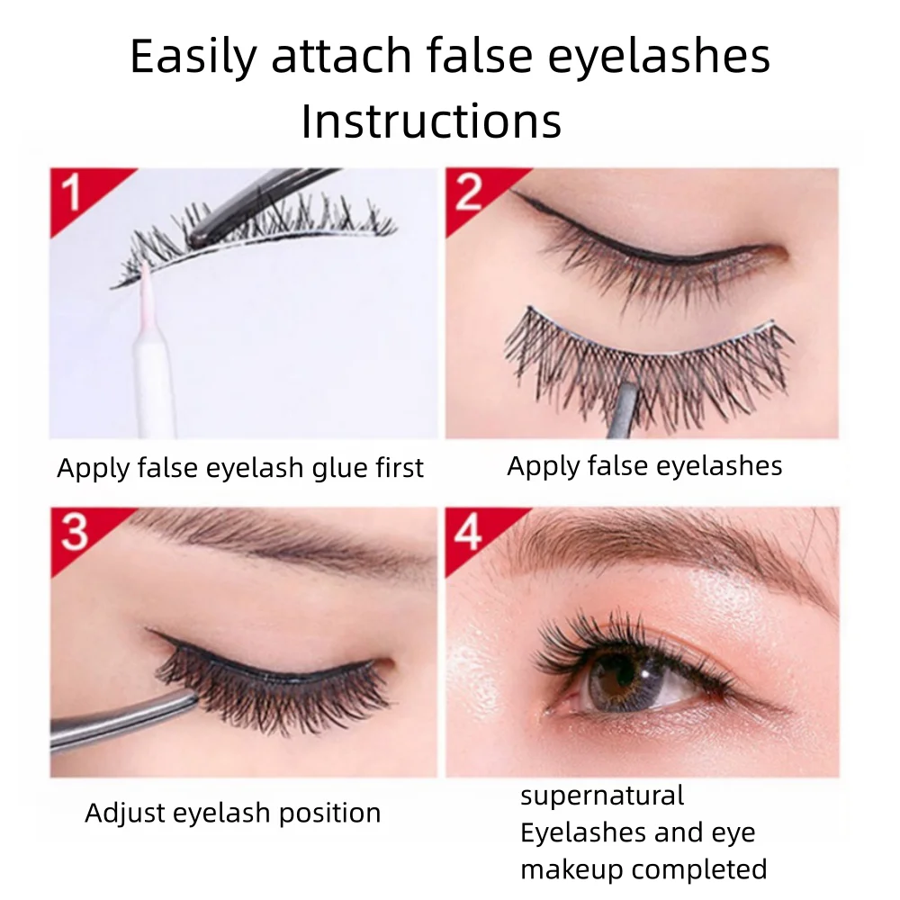 12ml Waterproof Eyelash Glue Double Eyelids Glue Lasting Strong False Eye Lash Glue Adhesive Professional Makeup Beauty Tools