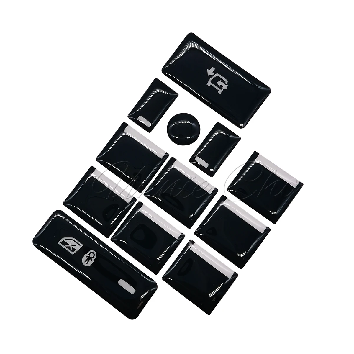 Power Window Lifter Control Button Sticker for Range Rover Vogue Sport Velar Key Refinishing for Land Rover Discovery 5 Defender