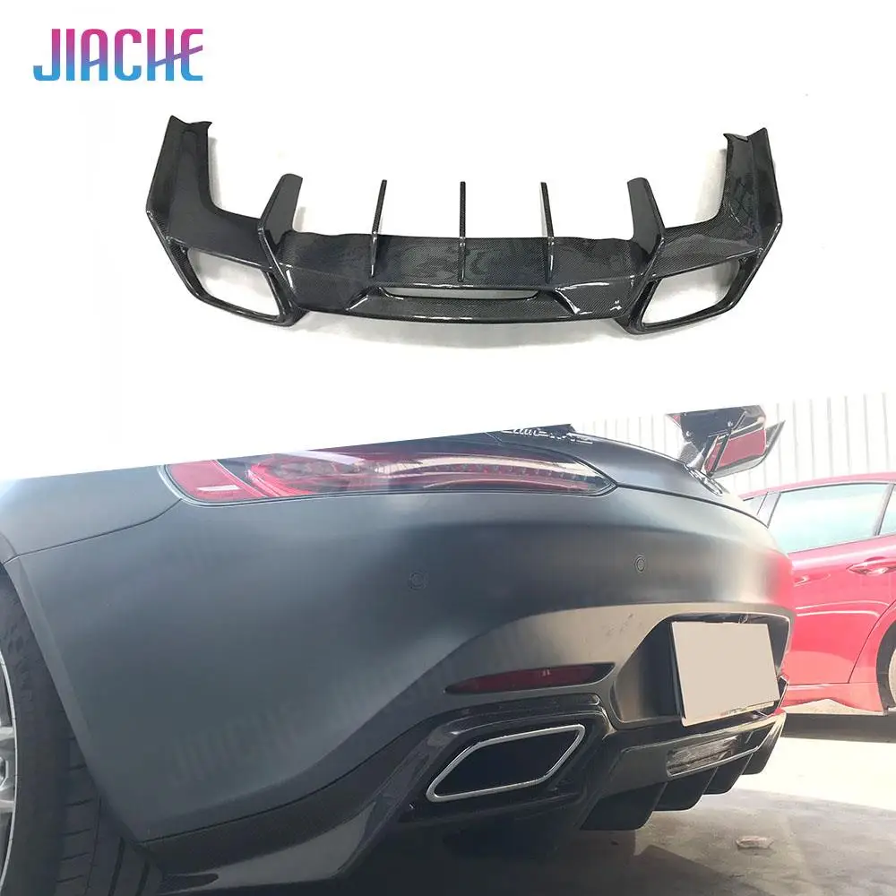 

Carbon Fiber Rear Lip Diffuser Spoiler for Mercedes Benz AMG GT GTS GTR Coupe 2 Door Car Styling FRP Rear Bumper Guard