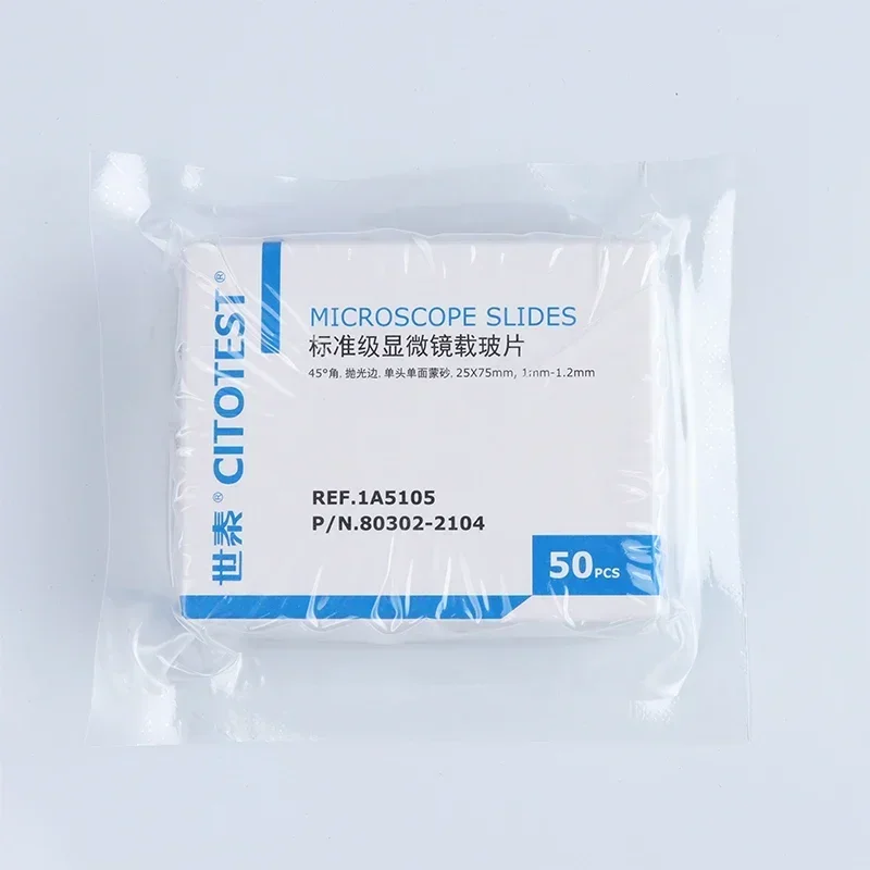 

Microscope Slide 1A5101/5105/5107 Standard Grade Slide Single Side Double Side Frosted for Laboratory