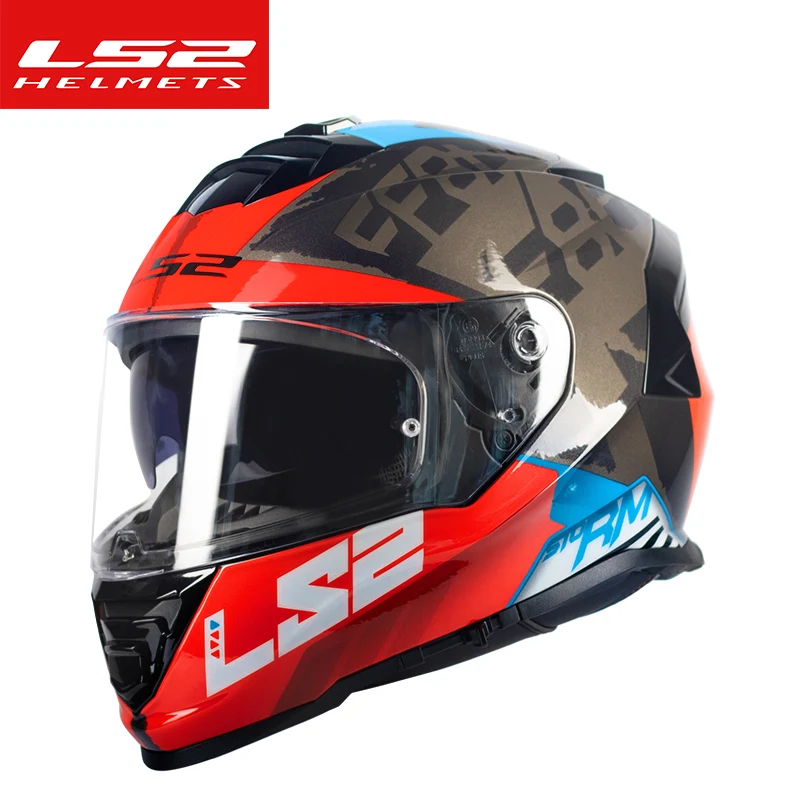 Original LS2 FF800 motorcycle helmet ls2 STORM full face Helmets kaciga casco moto capacete with fog-free system