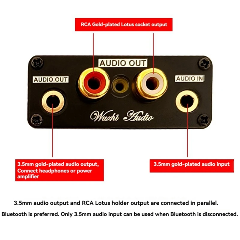 Bluetooth Decoder Receiver Isolated Fever-Grade Lossless Decoder Board Front-End APTX+LDAC