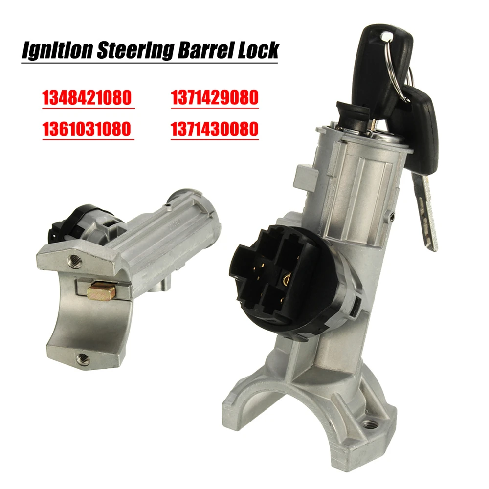 For Fiat Ducato Peugeot Boxer Citroen Relay Ignition Lock Barrel Switch Keys 5PIN Automobile Accessories 1348421080 1608501280