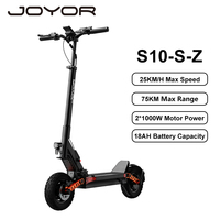 JOYOR S10-S-Z Foldable Adult Electric Scooter E-Scooter 25KM/H Electric Kick Scooter 2000W Skateboards 60V 18Ah Kickboard