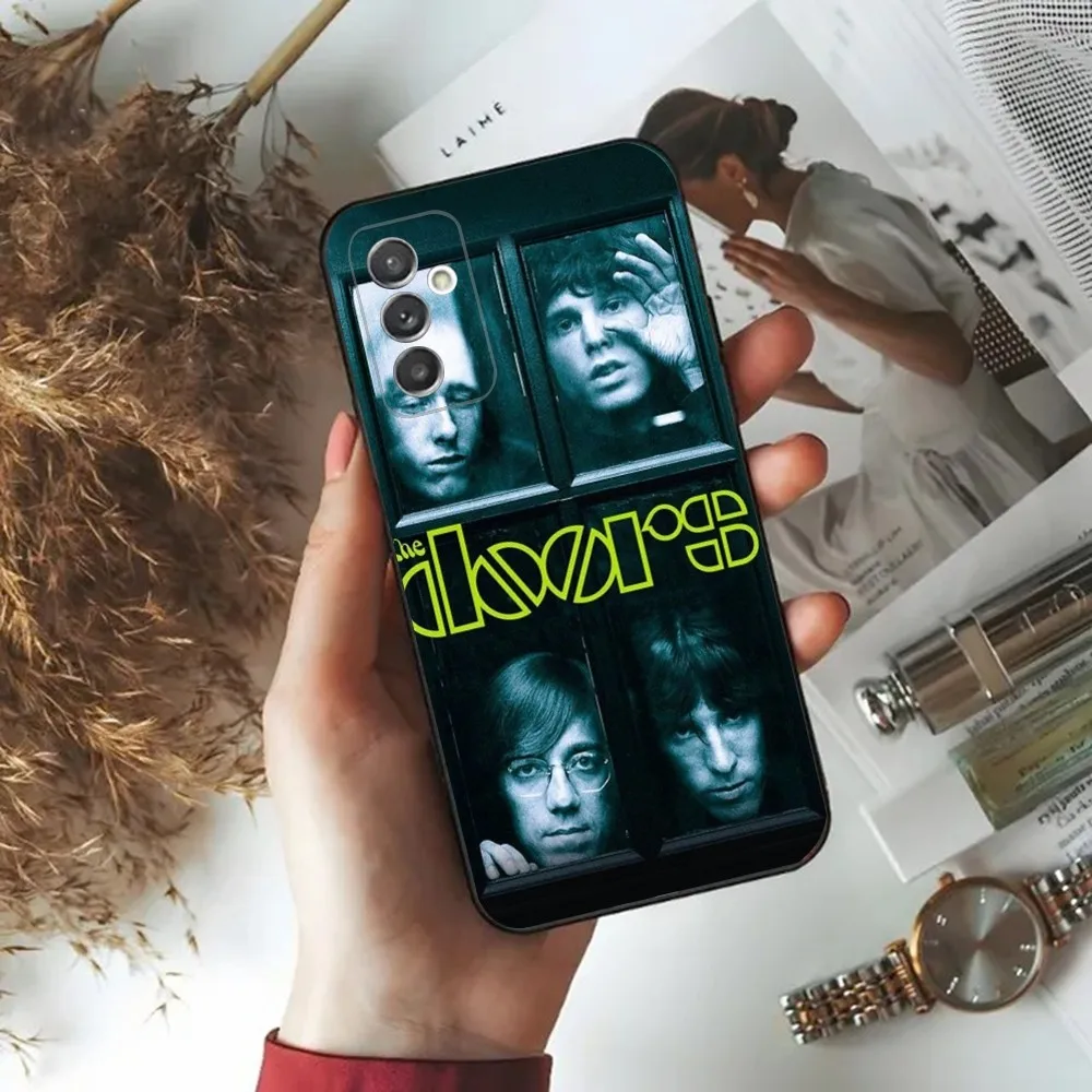 The Doors Band  Phone Case For Samsung Galaxy A20,A21s,A22,A31,A32,A52,A53,A72,73,A80,A91 Soft Black Phone Cover