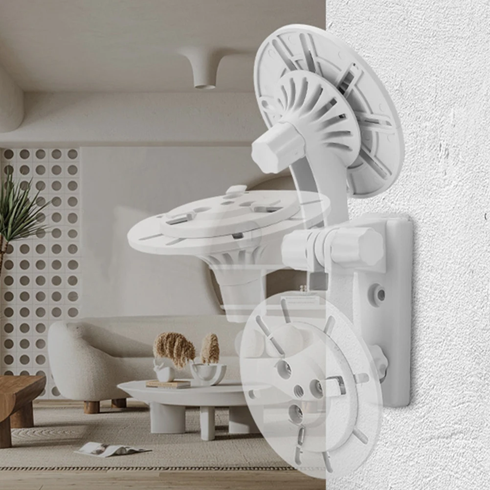 

1Set Adjustable Camera Wall Mount Bracket Non-Drilling Holder Indoor Security Camera Stand Mounting Bracket for Wall